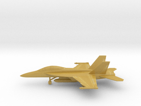 Boeing F/A-18F Super Hornet in Tan Fine Detail Plastic: 1:200