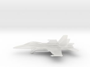 Boeing F/A-18F Super Hornet in Clear Ultra Fine Detail Plastic: 1:200