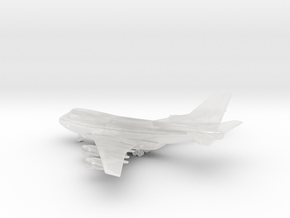 Boeing 747SP in Clear Ultra Fine Detail Plastic: 1:1250