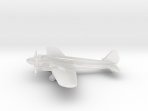 Boeing 247D in Clear Ultra Fine Detail Plastic: 1:350
