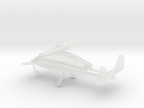 Boeing X-50 Dragonfly in Clear Ultra Fine Detail Plastic: 1:100