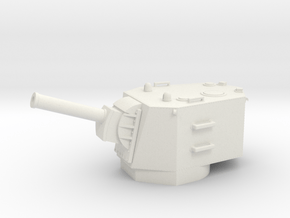 KV-2 Tank Turret in White Natural Versatile Plastic