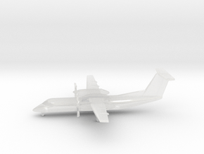 Bombardier Dash 8 Q300 in Clear Ultra Fine Detail Plastic: 1:500