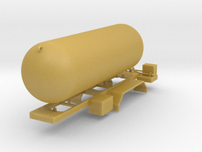 1/64th 24 foot propane tank delivery body in Tan Fine Detail Plastic