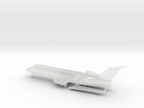 Bombardier CRJ200 in Clear Ultra Fine Detail Plastic: 1:350