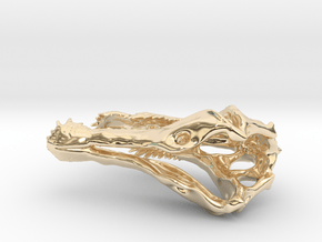 Spinosaurus Open Jaw  in 14K Yellow Gold