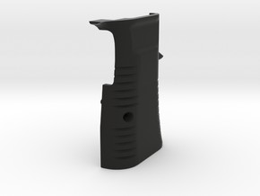 Enhanced pistol grip for KWC mini uzi RIGHT in Black Natural Versatile Plastic