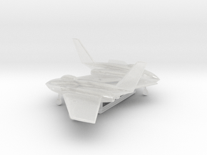 Northrop X-4 Bantam in Clear Ultra Fine Detail Plastic: 6mm