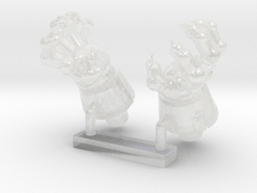 Ferocious Claws - Demon Prince Weapons in Clear Ultra Fine Detail Plastic