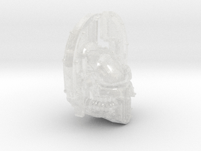 Berserker - Iron Skull Demon Prince Head in Clear Ultra Fine Detail Plastic