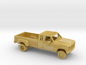1/64 1980-86 Ford F-Series Ext Cab Long Dually Kit in Tan Fine Detail Plastic