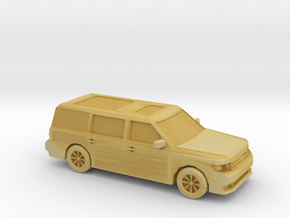 1/64 2011 Ford Flex in Tan Fine Detail Plastic