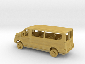 1/87 2018 Ford Transit Passenger Van Kit in Tan Fine Detail Plastic