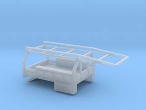 1/87 Contractor Bed in Clear Ultra Fine Detail Plastic
