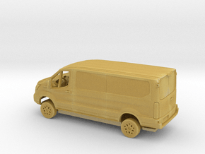 1/160 2018 Ford Transit Flat Delivery Kit in Tan Fine Detail Plastic