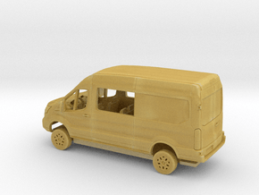 1/160  2018 Ford Transit Mid Roof Semi Van Kit in Tan Fine Detail Plastic