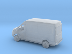 1/87 2018 Ford Transit Mid Roof Delivery Kit in Clear Ultra Fine Detail Plastic