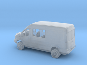 1/160 2018 Ford Transit Mid Roof Delivery Dually K in Clear Ultra Fine Detail Plastic