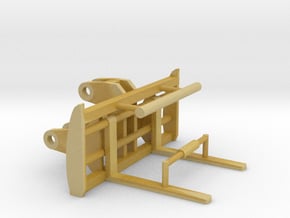 1/87th Forks Attachment for Front Loader in Tan Fine Detail Plastic