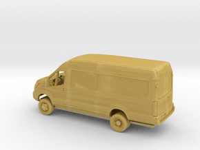 1/87 2018 Ford Transit Mid Roof Extended Delivery  in Tan Fine Detail Plastic