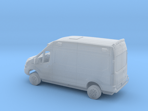 1/87 2018 Ford Transit High Ambulance Kit in Clear Ultra Fine Detail Plastic