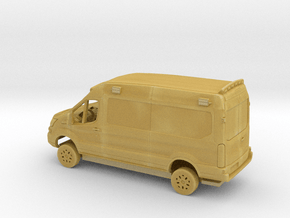 1/87 2018 Ford Transit Mid Roof Ambulance Kit in Tan Fine Detail Plastic