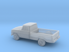1/87 1963-66 GMC Pick Up in Clear Ultra Fine Detail Plastic