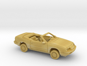1/87 1988-92 Chrysler LeBaron Convertible Kit in Tan Fine Detail Plastic