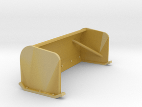 1/87th Snow Pusher Blade for Skid Steers in Tan Fine Detail Plastic