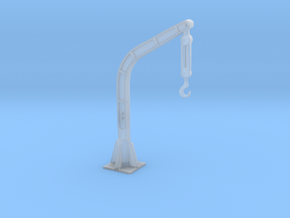 1/24 Depth Charge Crane in Clear Ultra Fine Detail Plastic