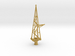 1/150 IJN Yamato Crane Tower in Tan Fine Detail Plastic