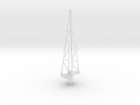 1/150 IJN Yamato Crane Tower in Clear Ultra Fine Detail Plastic