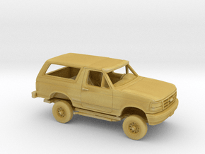 1/160 1992-96 Ford Bronco Custom Kit in Tan Fine Detail Plastic