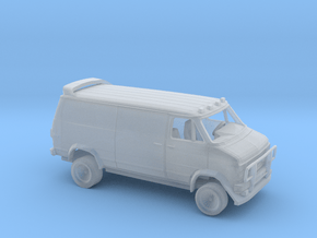 1/160 GMC Vandura TV-Series Vehicle Kit in Clear Ultra Fine Detail Plastic