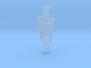 1/87th 100 foot lattice crane boom in Clear Ultra Fine Detail Plastic