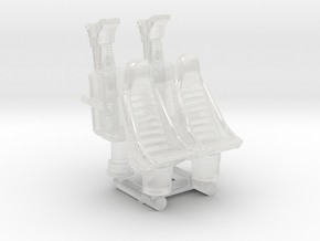 YT1300 BANDAY PG CABIN SEATS in Clear Ultra Fine Detail Plastic