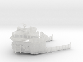 1/96 USS Ward Navigation Bridge in Clear Ultra Fine Detail Plastic