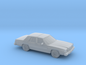 1/43 1986 Mercury Grand Marquis Shell in Clear Ultra Fine Detail Plastic