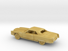 1/160 1971-73 Cadillac Eldorado Convertible Kit in Tan Fine Detail Plastic