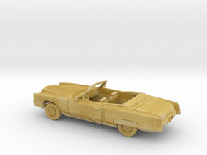 1/160 1971-74 Cadillac Eldorado Convertible Kit in Tan Fine Detail Plastic