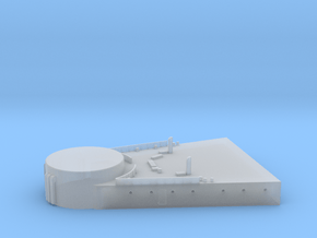 1/350 HMS Barham Superstructure Forward Deck 1 in Clear Ultra Fine Detail Plastic