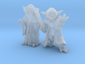 (Legion) Yoda Set in Clear Ultra Fine Detail Plastic