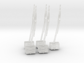 1/39 USN Windshield Windscreen Wiper Set x5 in Clear Ultra Fine Detail Plastic