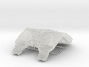 Diamond Plate w/Skulls: Atlas Pat. Carapace in Clear Ultra Fine Detail Plastic