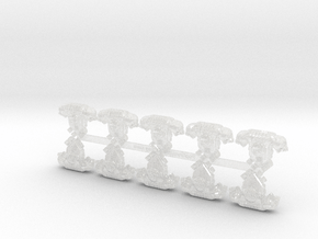 10x Silver Tigers - Prime:1 Tiger PACs in Clear Ultra Fine Detail Plastic