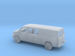 1/87 2003-Present Chevy Express Ext. Semi Panel in Clear Ultra Fine Detail Plastic