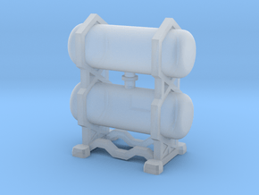 15mm Scale Cargo Canister in Clear Ultra Fine Detail Plastic