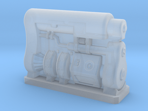 6mm Scale Fusion Generator Fallout 4 in Clear Ultra Fine Detail Plastic