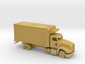 1/87 Peterbilt Refrigerated Delivery Truck Kit in Tan Fine Detail Plastic