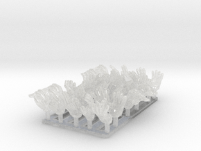 30x Marine Hands: Psychic Set in Clear Ultra Fine Detail Plastic